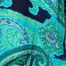 ocean mixed paisley