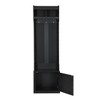 Cesicia Minimalist Slim Hall Tree with Cabinet & 6 Hanging Hooks, Storage Bench with Coat Rack, for Hallway, Living room - 3 of 4