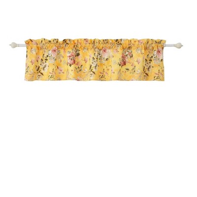 Barefoot Bungalow Finley Window Valance - Yellow 84x16+2