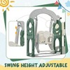 VYNXARIA 5 - in - 1 Yellow - Hued Self - Standing Toddler Climbing Slide & Swing Set with Telescope - 4 of 4