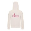 Everyday Kids Paris Bow Girls Zip Up Hoodie – Pink Eiffel Tower City Graphic Sweatshirt - 2 of 4