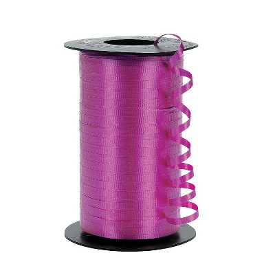 Neon Pink Curling Ribbon
