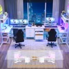 Aheaplus L Shaped Desk with Hutch, Gaming Desk with Led Lights - 4 of 4