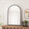 Iron Art Retro Oval/Arch Mirror, Antique Effect Wall Hanging Mirror for Living Room/Bedroom/Entrance Decor, Gold/Silver - ModernLuxe - 3 of 4