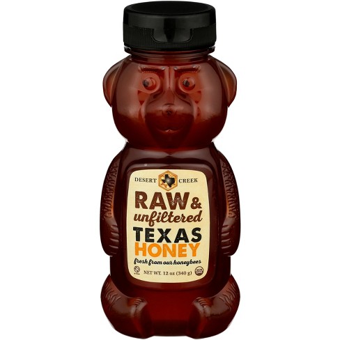 Desert Creek Raw Texas Honey Bears - Case Of 6 - 12 Oz : Target