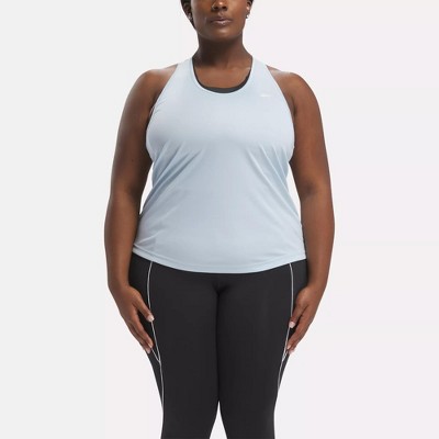 Reebok Workout Ready Mesh Back Tank Top (plus Size) 2x Feel Good Blue :  Target