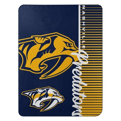 NHL Nashville Predators Double Sided Cloud Throw Blanket
