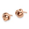 Black Bow Jewelry 7mm Polished Love Knot Post Earrings in 14k Rose Gold - 2 of 4