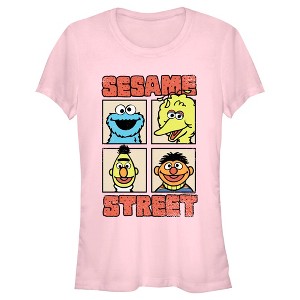 Junior's Sesame Street Four Panels Pals T-Shirt - 1 of 4