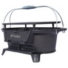 FURNIinspire Outdoor Grills, Griddles and Smokers Enameled Cast Iron Hibachi, Elegant Portable Grill for Outdoor Entertaining, Black, 20.7"*13"*10.6" - 4 of 4