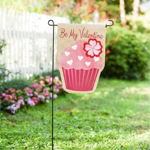 Evergreen Be My Valentine Garden Burlap Flag 12.5 x 18 Inches Indoor Outdoor Decor - 1 of 4