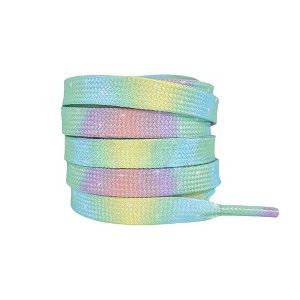 INSPIRE CHIC Tie-Dye Flat Shoe Laces Shoestrings for Sneakers Hiking Shoes 0.31'' 1 Pair - 1 of 4
