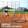 PLAYAPUT Baseball Rebounder Net - 4x4.5FT Pitchback Net for Pitching and Fielding Training, Adjustable Angle, Blue and Black - 2 of 4