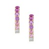 Ivy Sharpe 14K Gold Over Brass Cubic Zirconia Hoop Earrings - 3 of 3