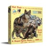 Sunsout Wolf Pack 1000 pc Special Shape  Jigsaw Puzzle 95739 - 2 of 4