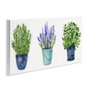 Stupell Industries Varied Potted Plants & Herbs Wall Plaque Art, 17" x 7" - 2 of 4