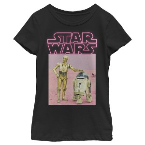 Girl's Star Wars Droid Buddies T-Shirt - 1 of 3