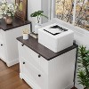 Acekool 2-Drawer Farmhouse File Cabinet, 30" Wood Lateral Filing Cabinet for A4/Letter/Legal, Rustic Printer Stand & Storage for Home Office - 4 of 4