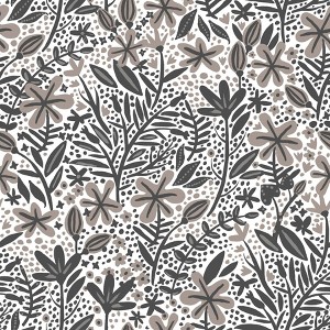 RoomMates Cat Coquillette Porcelain Garden Gray Peel and Stick 1pc Wallpaper - 1 of 4