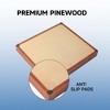 GSE 2-Player Wooden Shut The Box 12 Numbers Dice Game Board with Red/Black Dice, Popular English Game - 4 of 4