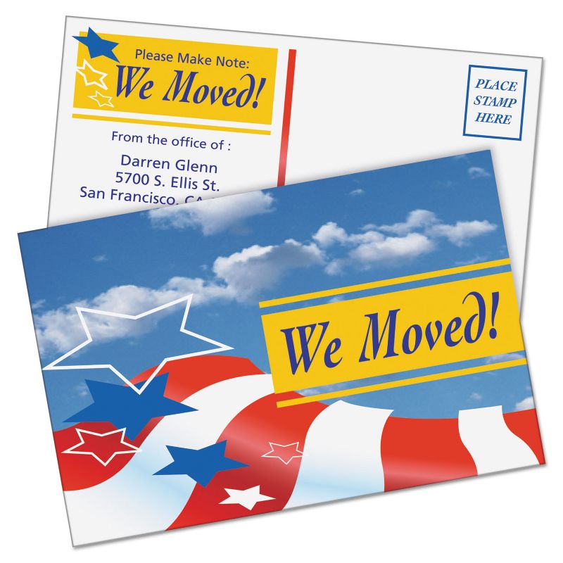 Avery Postcards Color Laser Printing 4 x 6 Uncoated White 2 Cards/Sheet 80/Box 5889, 2 of 9