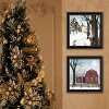 2Piece Vignette A Little Snow, Waiting for Spring Black Framed Wall Art for Living Room,Wall Art Print for Home Decor by Billy Jacobs - 3 of 4
