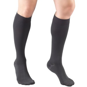 Truform 20-30 mmHg Compression Stockings for Men and Women, Knee High Length, Closed Toe - 1 of 4