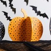 Transpac Large MDF Pumpkin Die Cut Decorative Object for Halloween Tabletop Decor Orange Fall Sculpture Indoor Gift - 2 of 2