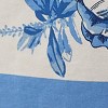 Patricia Heaton Home Blue Florals And Flitters Tablecloth 54" X 54" - 3 of 3