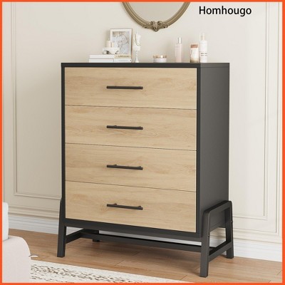 4 Dresser for Bedroom, 38.6" Tall Dresser, Tall Drawer with Storage Freestanding, Closet Storage Chest