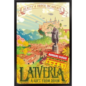 Trends International Marvel: Hero Lands - Latveria Framed Wall Poster Prints - 1 of 4