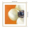 Amanti Art Contemporary Poppy by Danhui Nai Wood Framed Wall Art Print - 4 of 4