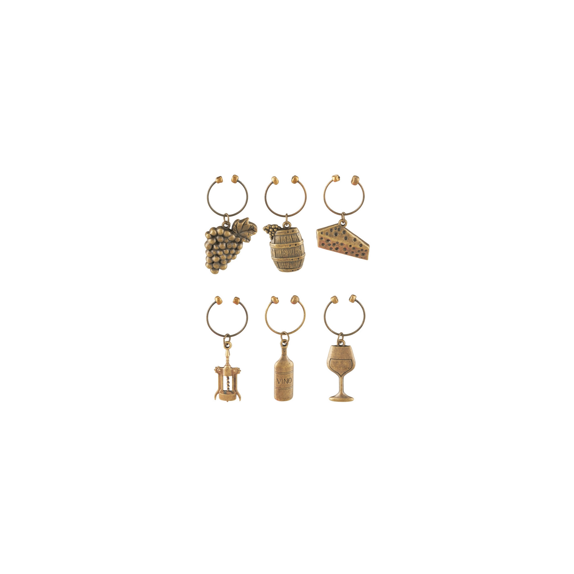 Farmhouse Decor Wine Charms