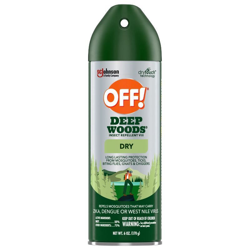 OFF! Deep Woods Dry Aerosol Bug Spray - 6oz, 5 of 16