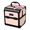 Byootique Makeup Train Case Cosmetic Organizer w/ Mirror Tray Artist - 2 of 4