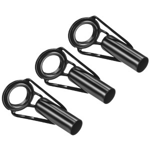 Unique Bargains Tube Dia Fishing Rod Tips Repair Kit Stainless Steel Ring Guide - 1 of 4