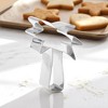 Unique Bargains Pastry Cutter Banana-Shaped Dishwasher Safe Stainless Steel Silver Tone 1Pcs - 2 of 4