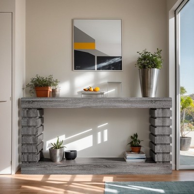 Hommoo 70.8-Inch Long Narrow Console Table