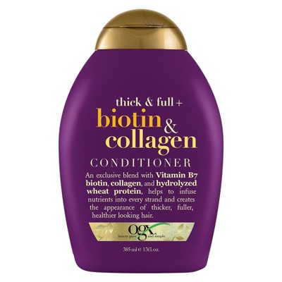 OGX Thick & Full + Biotin & Collagen Volumizing Conditioner for Thin Hair - 13 fl oz