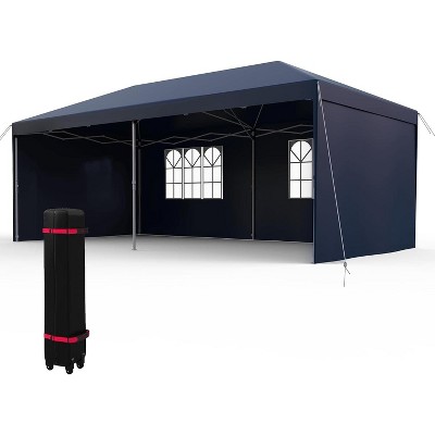 10x20FT Pop Up Canopy Tent with Sidewalls, Portable Outdoor Canopy