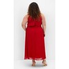 Women's Plus Size Ruby Midi Dress - red | CITY CHIC - 3 of 4