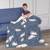 Halloween Silk Touch Faux Shearling Throw Blanket - 2 of 4