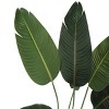 Syemin Artificial Plants Artificial Plant Bird of Paradise Tree Home Decor Fake Plants Faux Plants Indoor Outdoor Fall Decoration, Green, 32"*27"*44" - 4 of 4