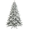 5' Green And White Full Flocked Spruce Christmas Tree - 4 of 4