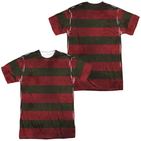 Popfunk Nightmare On Elm Street Freddy Sweater Front-Back Print Adult Sublimated Costume T-Shirt - image 1 of 4