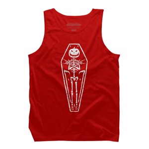 Men's Design By Humans Dead halloween By Barmalizer Tank Top - 1 of 2