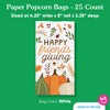 Big Dot of Happiness Fall Friends Thanksgiving Popcorn Bags, Friendsgiving Party Favor Snack Treats, Free-Standing Individual White Paper Bags - 25 Ct - 4 of 4