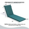 Pellebant 80 Inch Patio Chaise Lounge Cushion 2PCS Non-Slip Replacement Cushion for Chaise Lounge Poolside Deck Garden Indoor Outdoor - 2 of 4