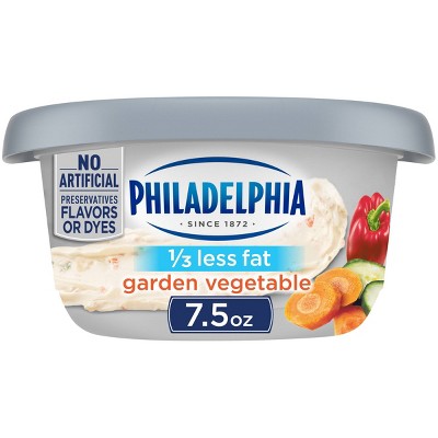 Philadelphia Reduced Fat Garden Vegetable Cream Cheese Spread - 7.5oz