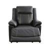 Fontoi Accent Chairs, Adjustable Recliner Chair, Leather Sofa with Soft Cushion for Living Room, Brown, 38"*40"*38" - 4 of 4